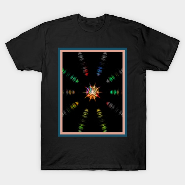Neon Starburst T-Shirt by csturman